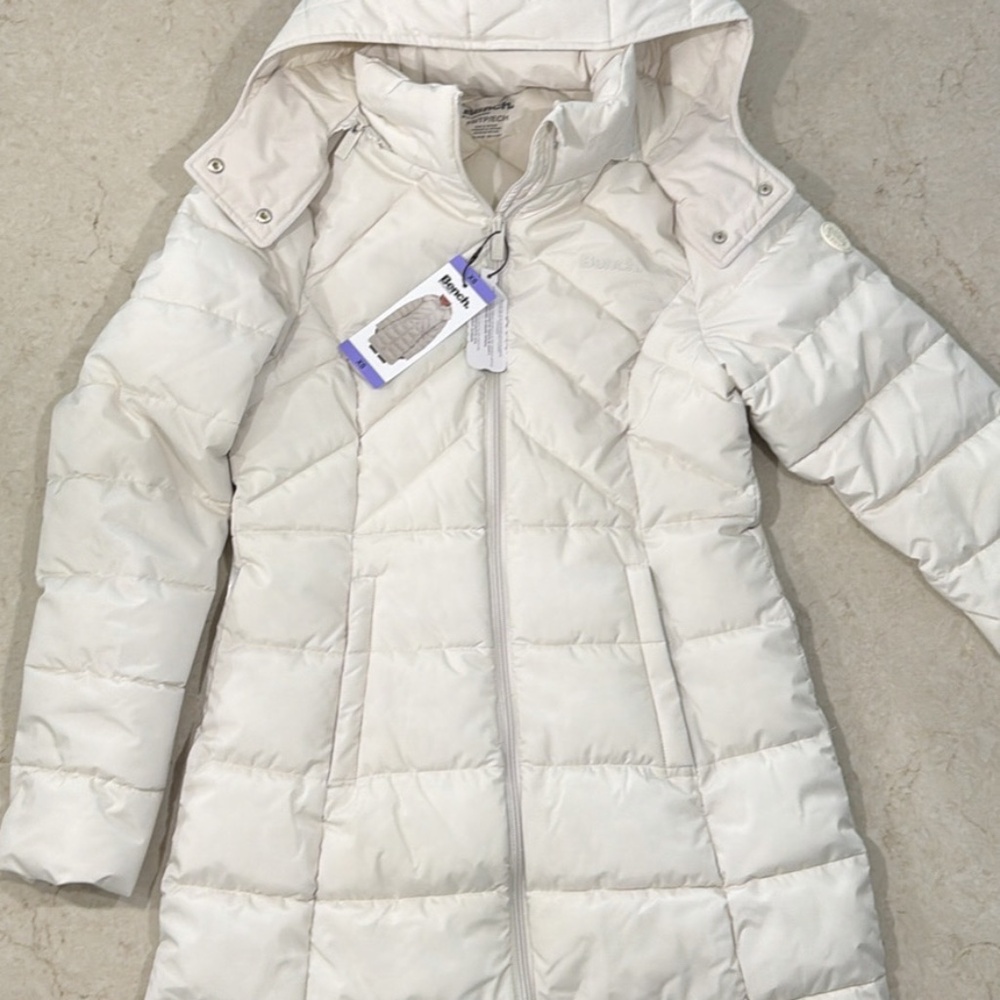 Beautiful Bench XS Bench hooded puffer coat